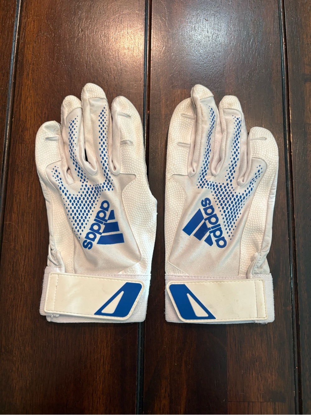 adidas White Baseball Batting Gloves Size Adult Small